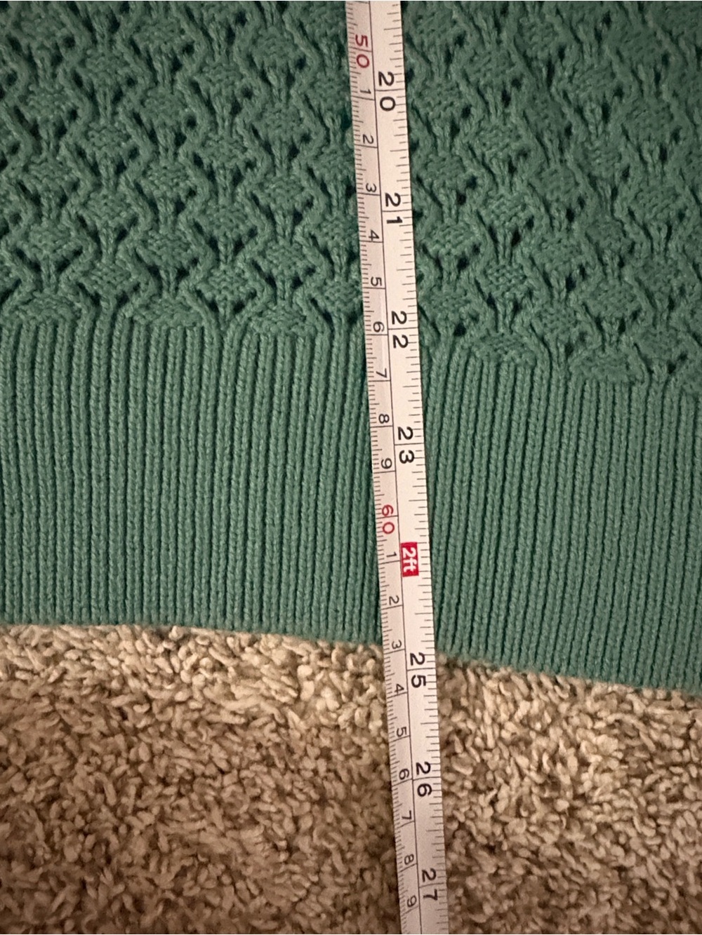 Goodfellow & Co Teal-Green Textured Crewneck Sweater - Picture 6 of 7
